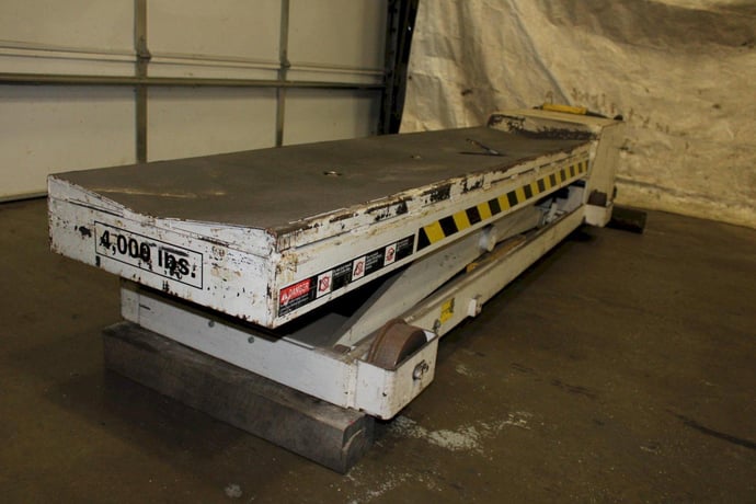 4000 lb. Southworth #MLCC4-84, coil car, 84" x20"tbl., 43" vertical lift, 18" lowered height, pendant Control - Image 2