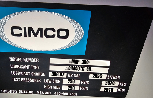 300 Ton, Toromont CIMCO #C6-W08AHE, Chiller, skid mountb, R-717, 2010 - Image 9