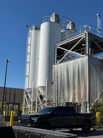 CST Storage Industrial Silo System, 4140 cu.ft., 11'11" diameter x 52' 7" H, 2 silos 8280 cu.ft. total, 2021 - Image 4