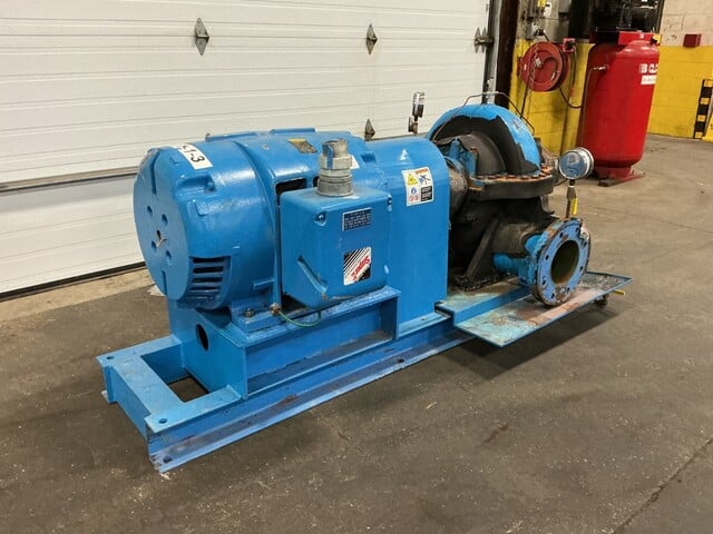 2880 GPM @ 160' TDH, Paco #8x10, split case centrifugal pump with 150 HP motor - Image 3