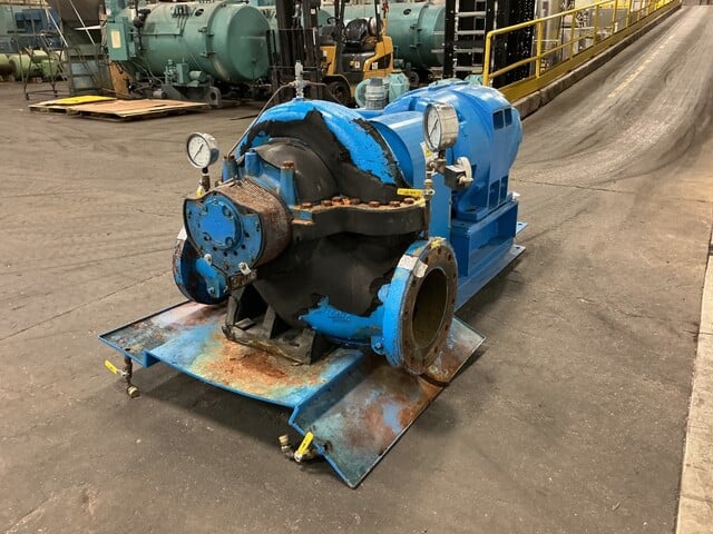 2880 GPM @ 160' TDH, Paco #8x10, split case centrifugal pump with 150 HP motor - Image 6