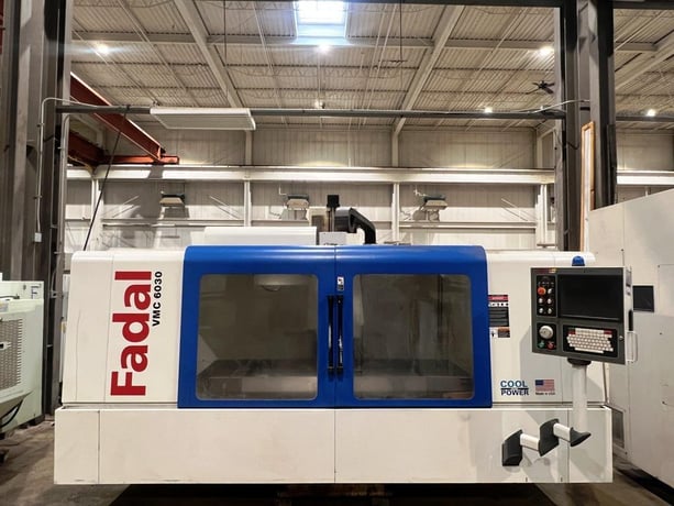 Fadal #VMC6030HT, CNC vertical machining center, multiprocessor controls, 60" X, 30" Y, 30" Z, 10000 RPM, 21 - Image 1