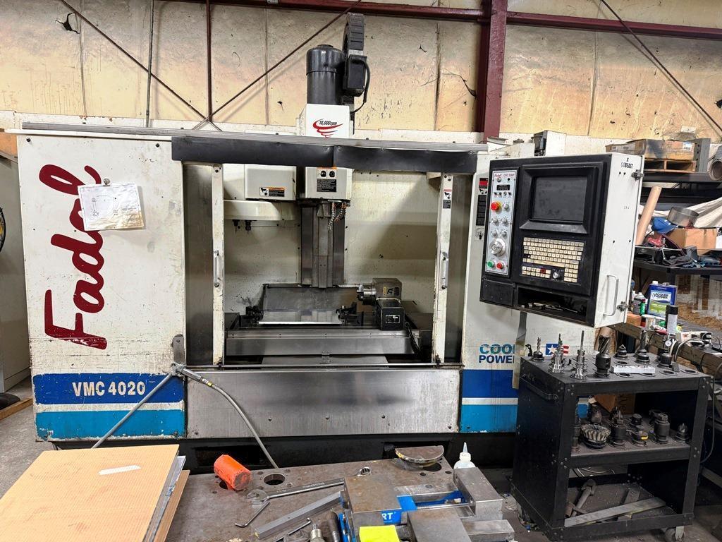 Fadal #VMC4020, CNC vertical machining center, with 4th Axis rotary table, 88HS Control, 40" X, 20" Y, 20" Z - Image 1