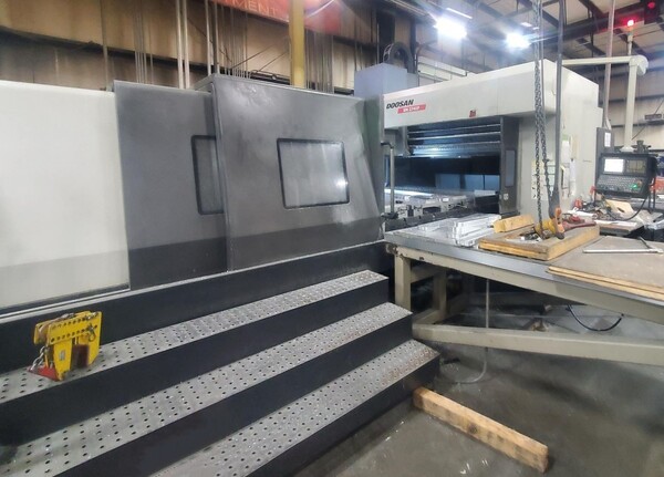 Daewoo Doosan #BM-2740P, high speec CNC bridge mill, Fanuc 32i-A, 157.4" X Travel, 106.3" Y Travel, 19.7" Z - Image 1