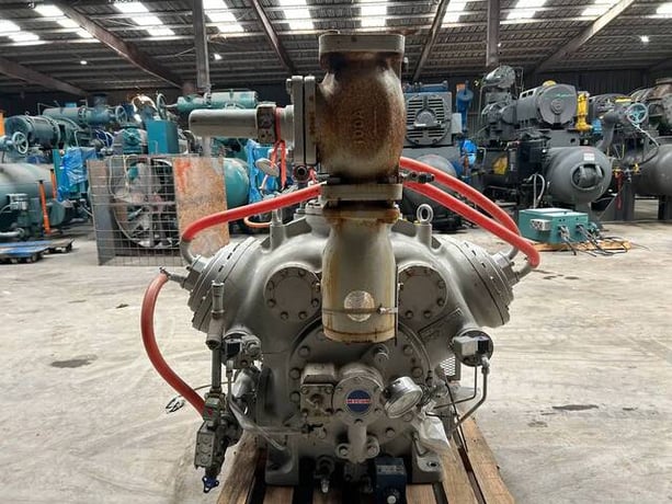 313 HP Mycom #N6WBHE, Bare 6-Cylinder Reciprocating Compressor, Belt Driven, 470 psi - Image 5