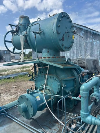 Frick #TDSH355S, Rotary Bare Screw Compressor, R-717 Refrigerant, 3600 RPM, 350 psi, 1996 - Image 6