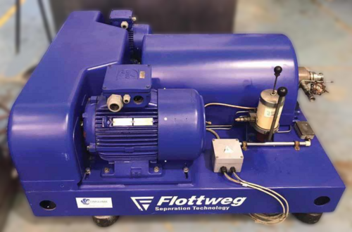 Flottweg #Z23-3/441, Solid Bowl Tricanter Centrifuge, 6000 RPM, Three-Phase Separator, Siemens Control, 2004 - Image 6
