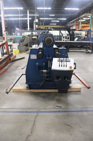 10' x 1/2" Faccin #3HCD, 3-roll initial pinch plate roll, digital positioning, 2005 - Image 4