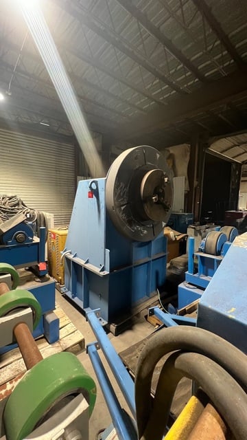 10000 lb. Headstock, Preston-Eastin #HS-100, with 48" round table & adjustable outboard - Image 1