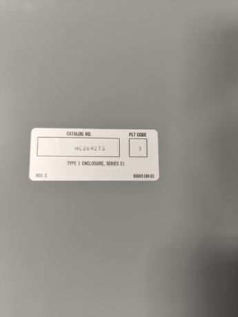 225 Amp. Square D, 1441812-386, HCN I-Line Panelboard, 480 Volts, 3PH, 66 Space - Image 3