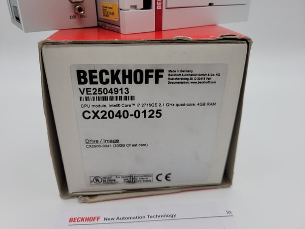 Beckhoff #CX2040-0125, CPU Module, Intel Core i7, 2715QE, Quad-Core, 4GB RAM, unused - Image 3