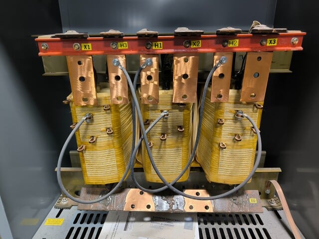 45 kVA 480 Primary, 480Y/277 Secondary Square D EE45T1814HBCU, Sorgel Transformer, 54.1 Amp, 2-3R - Image 5