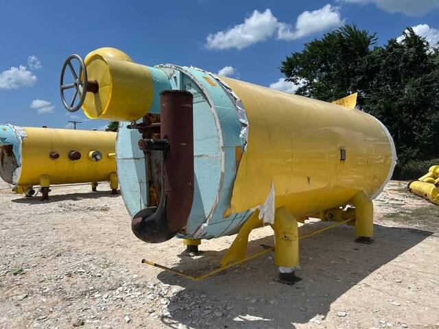 226 sq.ft., 250 psi sheel, 250 psi tube, Industrial Service & Fabricators #HI 72-185, Horizontal Ammonia - Image 4