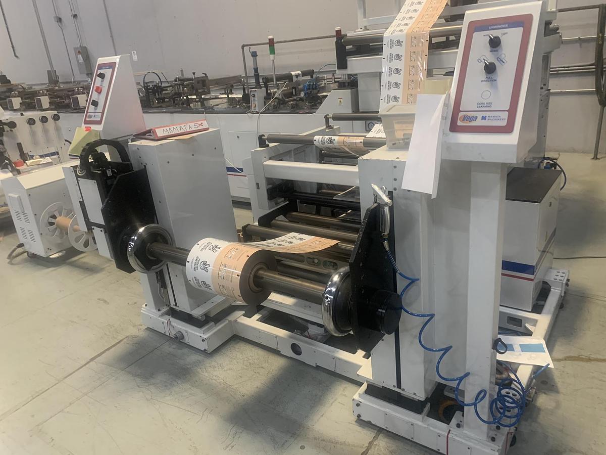 Stand up pouch machine, Mamata #Vega-410, servo motor & drive Control, double cut & heat seal, 2021 - Image 2