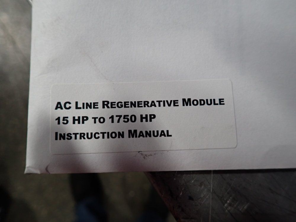 U.S. Motors Drives Inc., RG-0400-0090-N1, AC Line Module, 63 kW Regen Power, 95/90 Amps, 380-500 VAC, 530-710 - Image 6