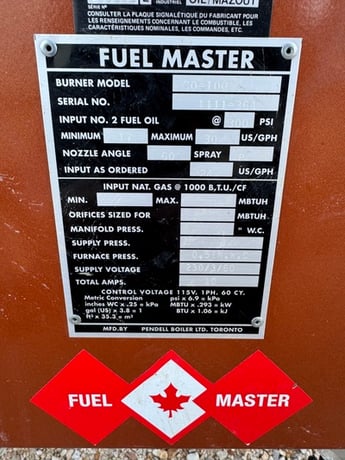 80 HP Liberty Boilers & Mechanical Services Inc, 2.68 MMBTU/Hr 150psi Steam Boiler, Firetube, Nat Gas - Image 6