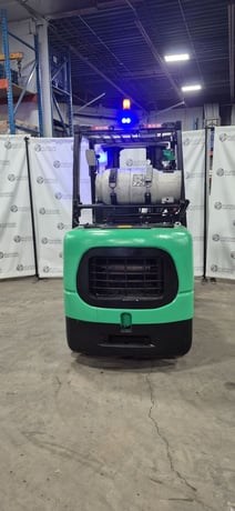 8000 lb. Mitsubishi #FGC40K, LPG forklift, 3 stage, 183" lift, 12463 hours, reconditioned, 2017 - Image 6