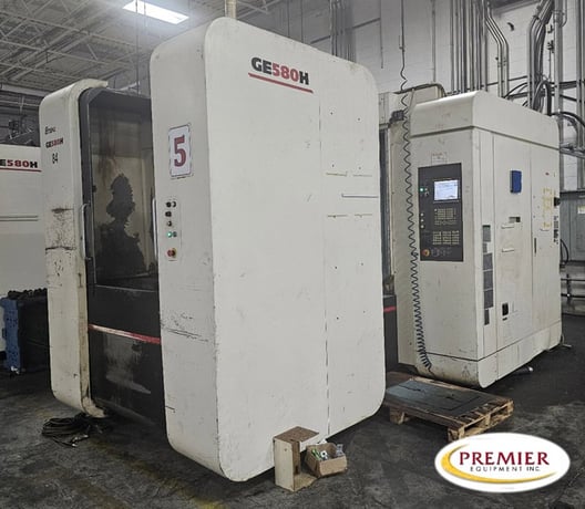Enshu #GE580H, CNC horizontal machining center, Fanuc 31iMB, 31.5" X, 31.5" Y, 32.7" Z, 10000 RPM, 40 - Image 1
