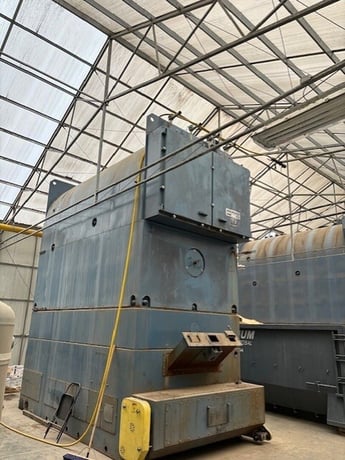 Boilersmith #EF3LW-2000SF-X-30, hot water boiler with furnace, 400 BHP, 30 psi, 3000 sq.ft., 2005 - Image 3