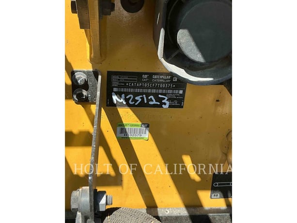 Caterpillar AP1055, Asphalt Paver, 260 hours, S/N: F7T00375, 2024 - Image 6