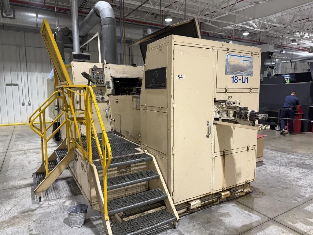 Nedschroef #HBV-3, 4-die progressive header, trimming, sound enclosure, PKO, IFO, 1989 - Image 1