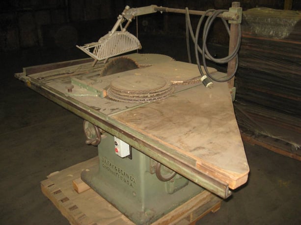 J A Fay & Egan J.A. Fay & Egan #511-Lightning, Tilting Arbor Table Saw, 220 V., 3ph, w/ starter & blades - Image 4