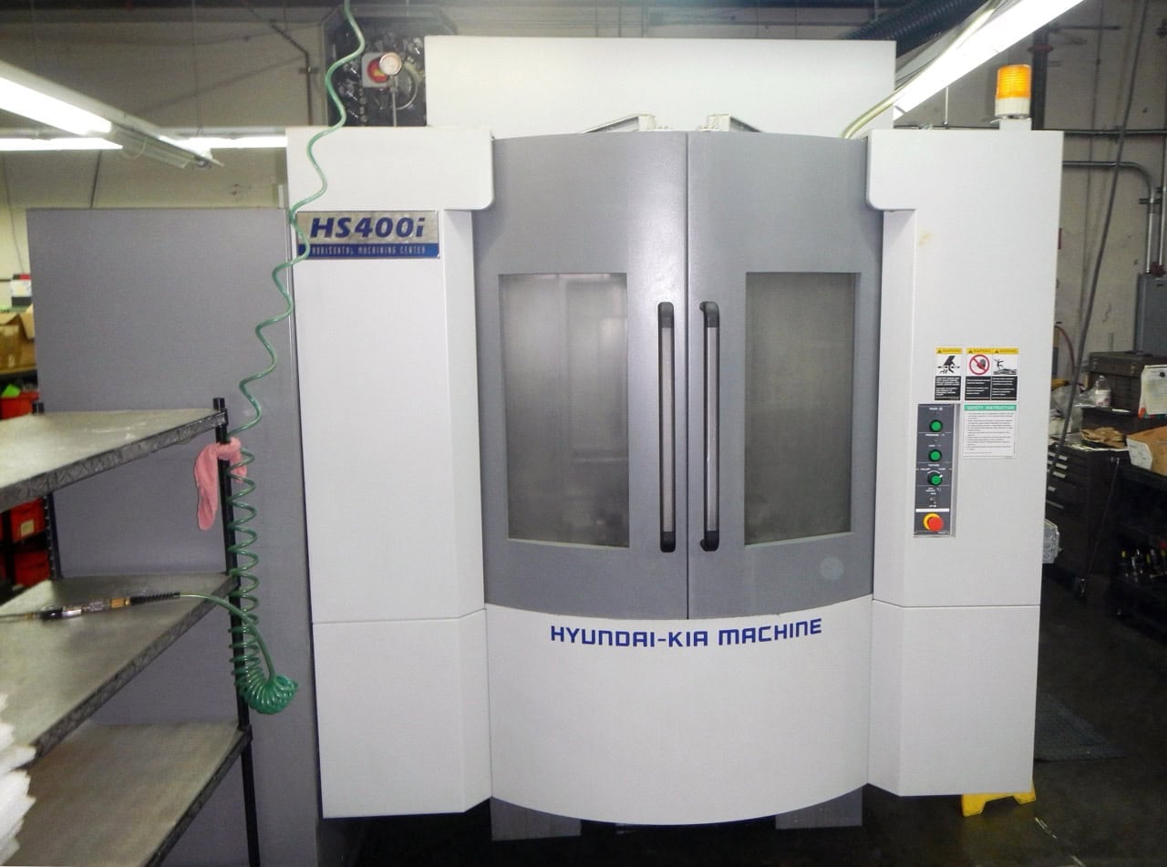 Hyundai Kia #HS-400I, Horizontal Machining Center, 25.2" X, 22" Y, 25.6" Z, 15.75" overall Pallet, 12000 RPM - Image 1