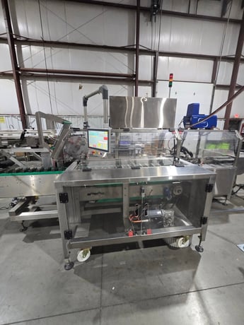 K2 Kinetics #GA18FF, Automatic End Seal Glue Cartoner, 36 mm x 36 mm x 105 mm carton dimensions, 129 scfm - Image 1