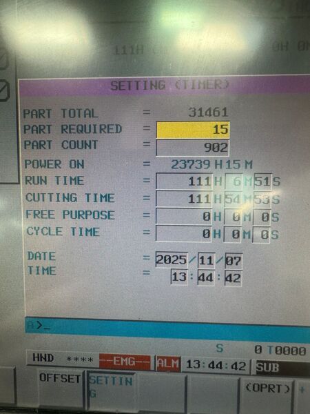 Hanwha #XD20H, swiss type automatic screw, .787" diameter, Edge bar feeder, 2010 - Image 6
