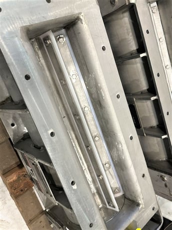 5" x 22" Wyssmont #RAL-095, rotary airlock feeder, Stainless adjustable tip - Image 7