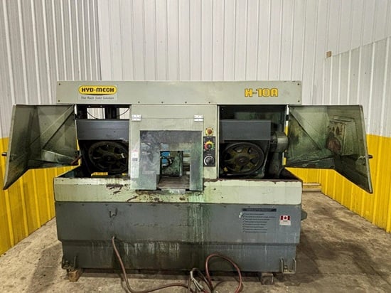 10" x 10" Hyd-Mech #H-10A, fully automatic horizontal band saw, coolant system, 5 HP - Image 5