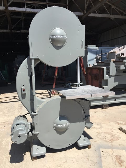 Tannewitz #G1, Vert Band Saw, 36" wheel, 36" throat, 1.75-2" blade, 1.5 HP, 220/440 V., 3ph - Image 1