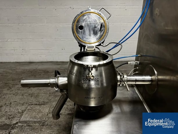 15 Liter Cosmec #MGR-15-Lab, High Shear Mixer, 460 V., 6 bar, Stainless Steel, 2020, AS IS - Image 8