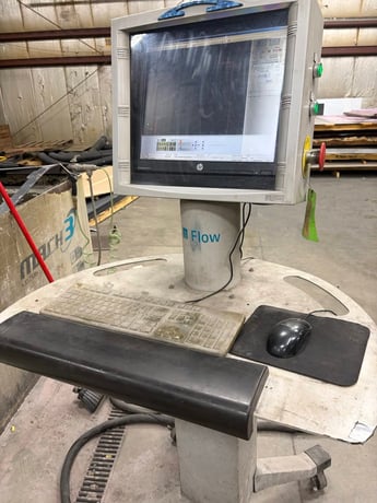 Flow #Mach-3-4020B-XD, 13' x 6' Table, 136" X, 78" Y, 7" Z, 100 HP, 5-Axis Dynamic XD cutting head, 87000 - Image 5
