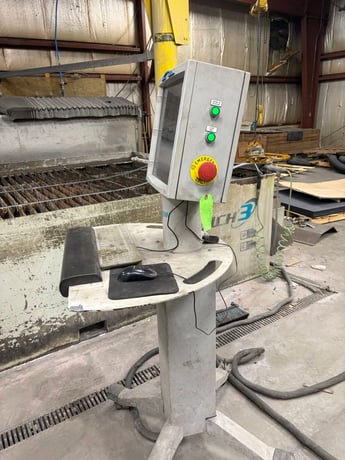 Flow #Mach-3-4020B-XD, 13' x 6' Table, 136" X, 78" Y, 7" Z, 100 HP, 5-Axis Dynamic XD cutting head, 87000 - Image 6