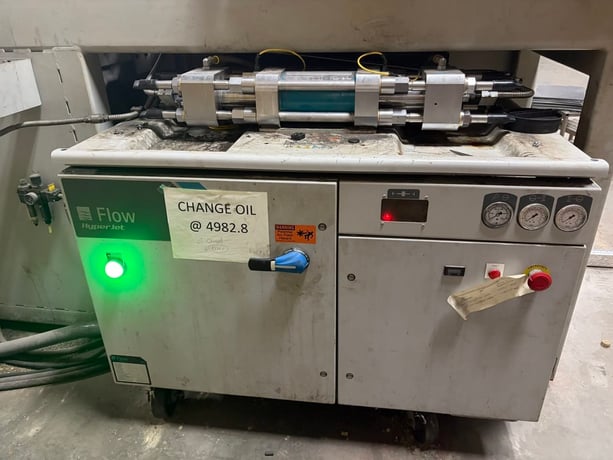 Flow #Mach-3-4020B-XD, 13' x 6' Table, 136" X, 78" Y, 7" Z, 100 HP, 5-Axis Dynamic XD cutting head, 87000 - Image 8