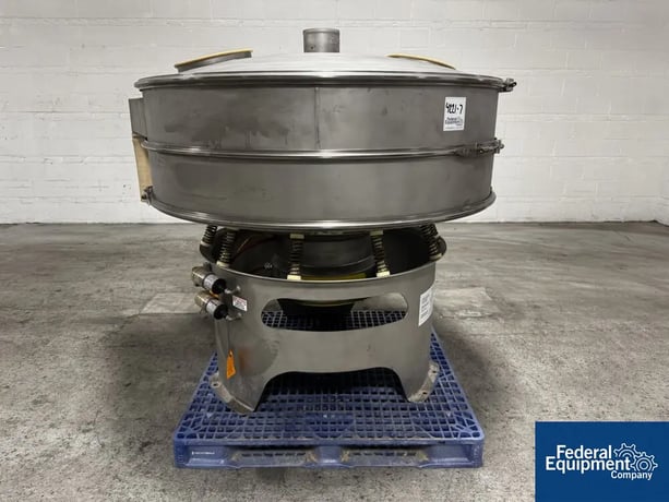60" Sweco #XS60, Screen, Single Deck, Stainless Steel, base, 2.5 HP, 460 V. (2 available) - Image 1