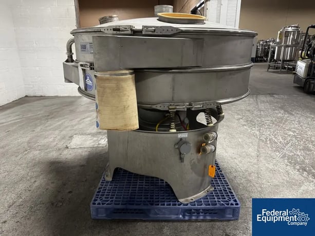 60" Sweco #XS60, Screen, Single Deck, Stainless Steel, base, 2.5 HP, 460 V. (2 available) - Image 6