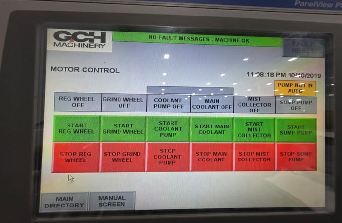 Cincinnati No. 2 Mdl. O-M, centerless grinder, Allen Bradley controller, reman. 2017 - Image 5