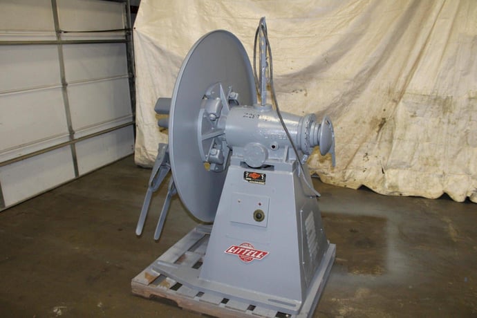 2500 lb. Littell #25-12, non-mororized uncoiler, 14" mandrel, 12" width, 48" outside dimensions, 15"-20" ID - Image 3