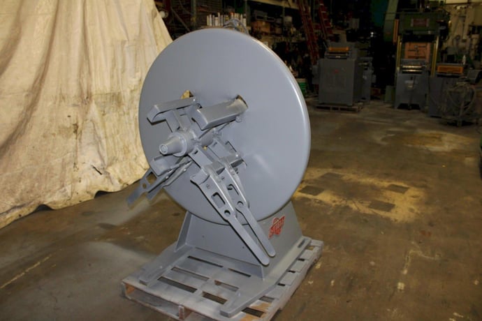 2500 lb. Littell #25-12, non-mororized uncoiler, 14" mandrel, 12" width, 48" outside dimensions, 15"-20" ID - Image 5