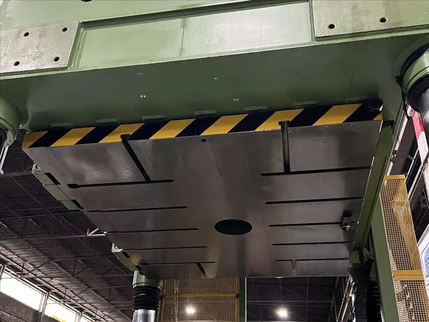 110 Ton, Millutensil #MIL-162, die tryout & spotting press, 39.4" stroke 24 HP, Siemens PLC, 1995 - Image 5