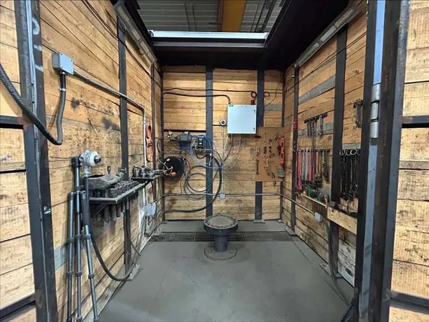 Custom built test booth for testing motors, gear boxes, pumps, etc - Image 5