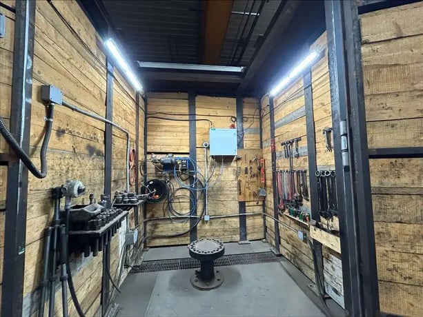 Custom built test booth for testing motors, gear boxes, pumps, etc - Image 8