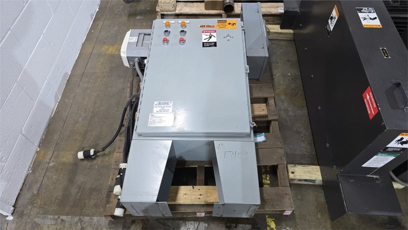12" x 56" AEC #WG1256, Plastic Granulator, 30 HP, Starter Panel w/ Controls, Refurbished - Image 4