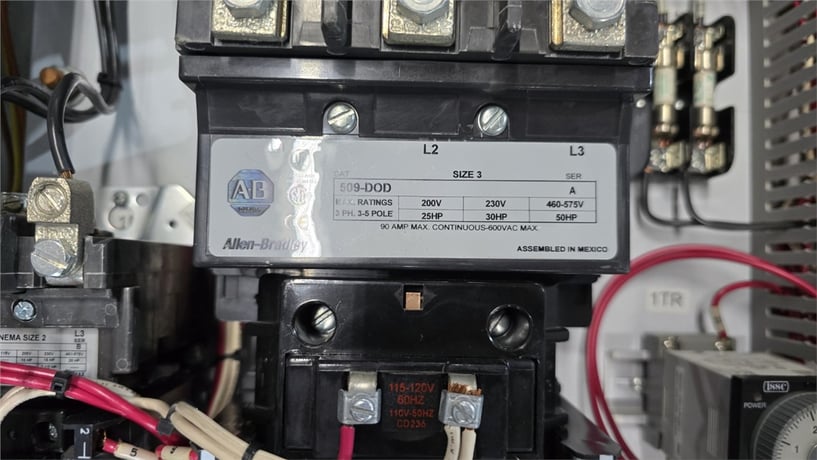 12" x 56" AEC #WG1256, Plastic Granulator, 30 HP, Starter Panel w/ Controls, Refurbished - Image 5