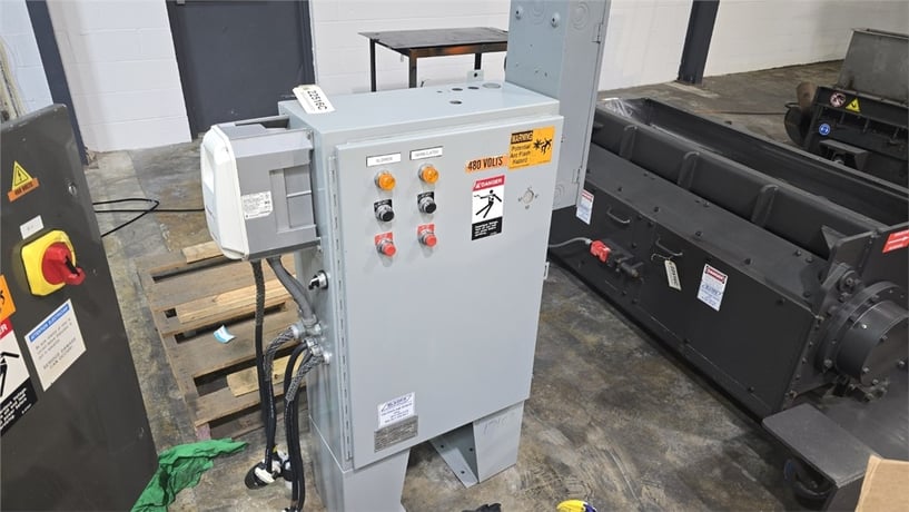 12" x 56" AEC #WG1256, Plastic Granulator, 30 HP, Starter Panel w/ Controls, Refurbished - Image 6