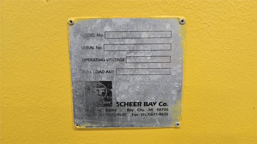 8" CF Scheer #A08, Pelletizer, 15 HP, 57" infeed H, 460 V., 3-Ph., 60 Hz - Image 5