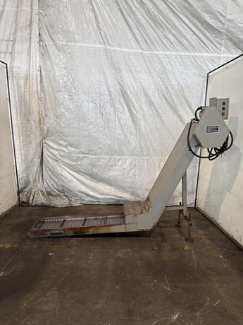 12" wide x 48" long Hennig #KM0-0320-00, chip conveyor - Image 2