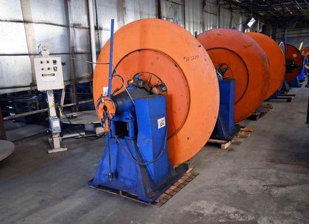 4000 lb. Littell, single uncoiler, 18" width, 60" outside dimensions, 15"-20" ID, 4-arm manual expansion - Image 4